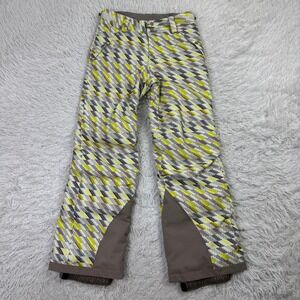 Patagonia Pants Girls Large 12 Stardust Chartreuse Everyday Ready Insulated Snow